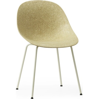 Normann Copenhagen Mat Chair konopné vlákno / krémová oceľ