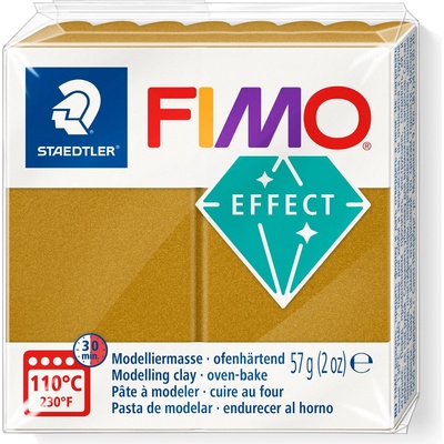 FIMO Поимерна глина Staedtler Fimo Effect, 57g, мет. злат 11 (21896-А-МЕТ.ЗЛАТ)