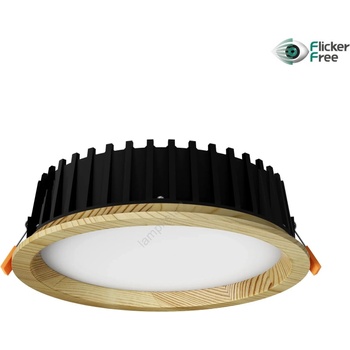 Image 1 of APLED APLED-LED Лампа RONDO WOODLINE LED/12W/230V 3000K Ø 20 см бор масивнo дървo (AP0184)