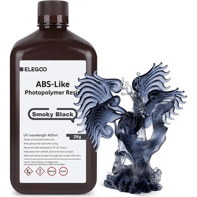 Elegoo ABS-like Resin 2KG, Smoky Black (50.103.0177)