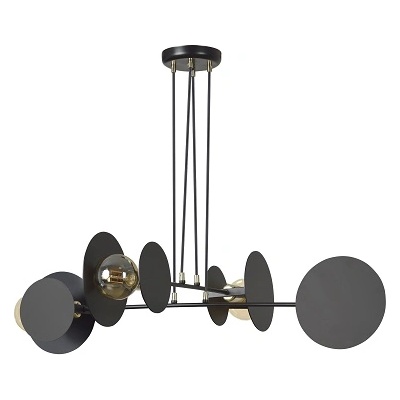 ADVITI ad-ld-6325be27 - Полилей, 4х60w, e27, черен, wazo (ad-ld-6325be27)