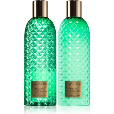 Vivian Gray Gemstone osviežujúci sprchový gél 300 ml + hydratačné telové mlieko 300 ml kozmetická sada