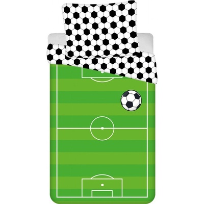 Jerry Fabrics bavlna obliečky Futbal Green 02 140x200 70x90