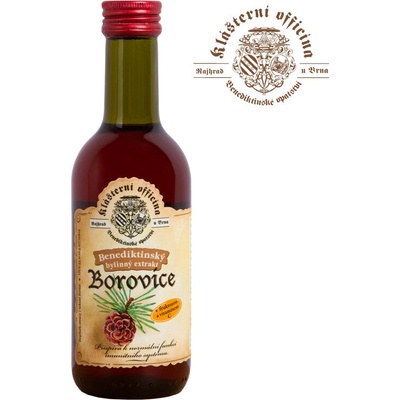 Kláštorná officína Bylinkový sirup borovica 250 ml