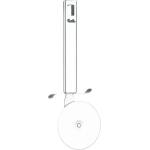 Fissler Нож за пица ORIGINAL PROFI, 23 см, сребро, неръждаема стомана, Fissler (FS084028050000)