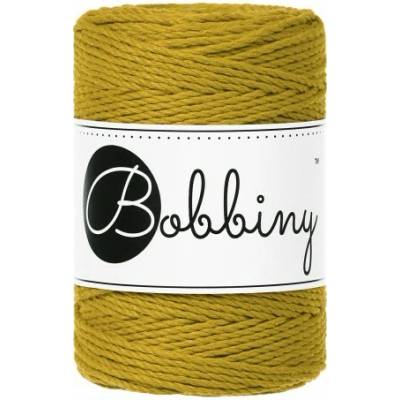 Bobbiny Macrame rope 3PLY - (1,5mm) Bobbiny - Macrame rope 3PLY - (1,5mm): Spicy yellow