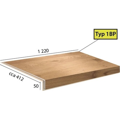 Karndean International Ecoline Step - 1 BP schod bez nosu 9507 Dub luxusný
