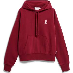 ARMEDANGELS Дамски суичър ARMEDANGELS Women's Francisaraa Hoodie - Velvet Red (117-3157-0713)