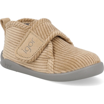 Dětské přezůvky Igor Homie Pana Beige béžové