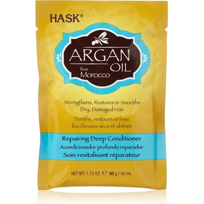 Hask Argan Oil regenerační kondicionér pro suché a poškozené vlasy 50 ml