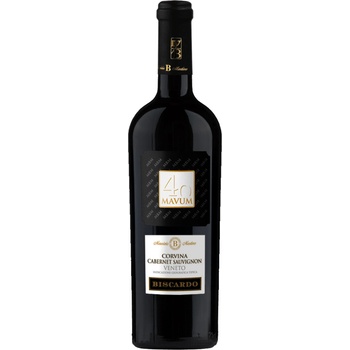Biscardo Mavum Rosso Corvina Cabernet Sauvignon IGT Veneto červené 13,5% 0,75 l (čistá fľaša)