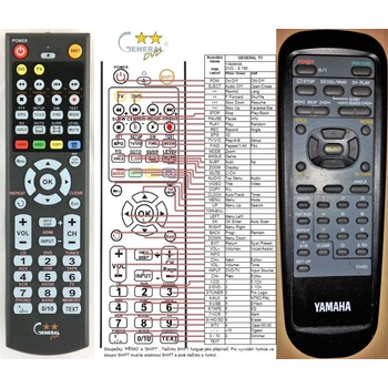 Diaľkový ovládač Yamaha VEQ2101