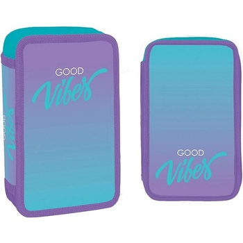 S-Cool Несесер с пособия S. Cool - Good Vibes, 2 ципа, 29 части (SC2915)