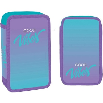 S-Cool Несесер с пособия S. Cool - Good Vibes, 2 ципа, 29 части (SC2915)