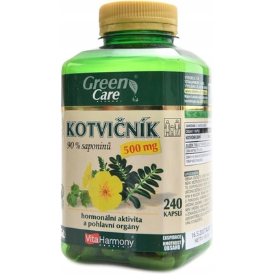 VitaHarmony XXL Kotvičník 500 mg 90% saponinů 240 kapsúl