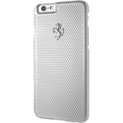 Ferrari Удароустойчив алуминиев кейс Ferrari FEPEHCP6SI за Apple iPhone 6/6S, Сив (3700740373064)