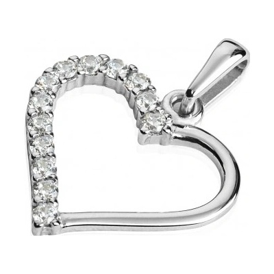 Luxur přívěsek Lydia v bílém zlatě se zirkony 1170500 0 0 1