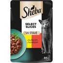 Sheba Select Slices kuracie a hovädzie v šťave 85 g