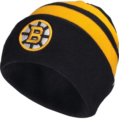 Fanatics BOSTON BRUINS SWIPE CUFFED BEANIE Čierna Žltá Biela