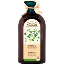 Green Pharmacy šampón proti lupinám Brezové púčiky a ricínový olej 350 ml