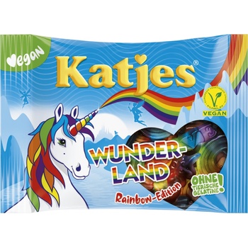 Katjes Wunderland rainbow edition cukríky 175 g