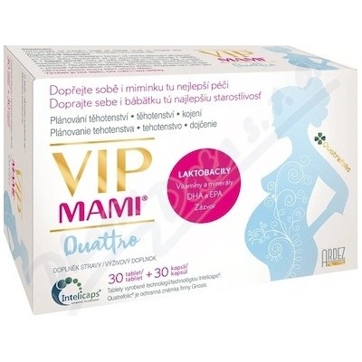 VIP mami Quattro 30 tablet + 30 kapslí – Zboží Mobilmania