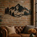 Decono Метална Декорация Mountain View