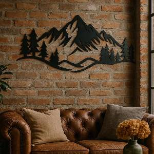 Decono Метална Декорация Mountain View