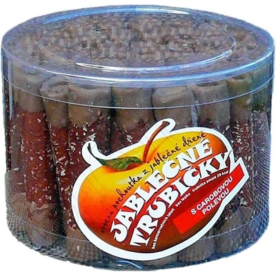 Natural Jihlava Trutna jablčné trubičky s karobovou polevou dóza 450 g