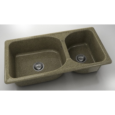 FAT Mивка Classic 214, Granicite, 330 Walnut Toffee, с включен сифон