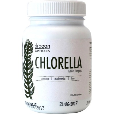 Dragon Superfoods Chlorella 400 mg [200 Таблетки]