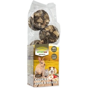 Nature Land Деликатес Nature Land Brunch бисквити с ябълки и банани 120g (905-11853)