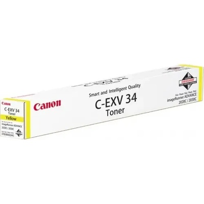 Canon TОНЕР КАСЕТА ЗА CANON IR ADV C2020/C2025/C2030/C2220/C2225/C2230 - TYPE C-EXV34 - Yellow - PN CF3785B002[AA] (501CANCEX34 Y)