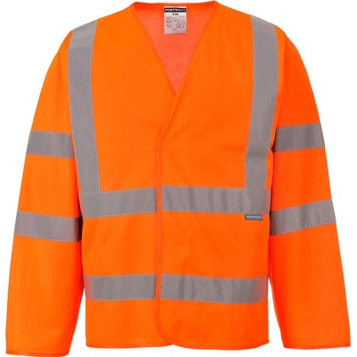 Portwest C473 Reflexná blúza s dlhým rukávom Oranžová