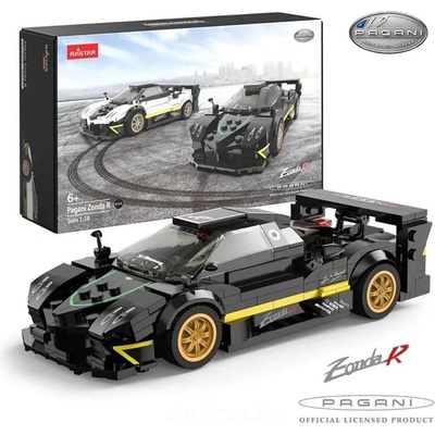 Rastar Кола Pagani Zonda R за сглобяване 1: 28 Черна (1009990F)