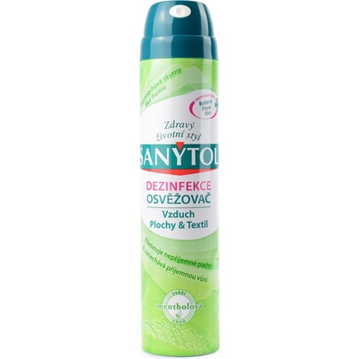 Sanytol dezinfekční osvěžovač vzduchu mentol 300 ml