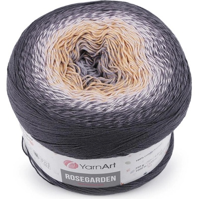 Bavlněná pletací příze Rosegarden 250 g Varianta: 17 (308) šedá krémová, Balení: 1 ks 49969/122018/243465