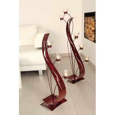 GILDE HANDWERK Svícen Figura 77 cm červený