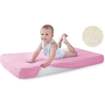 Image 1 of Baby Matex Хавлиен чаршаф с ластик Baby Matex - Classic, 60 x 120 cm, бял (5902675001199)