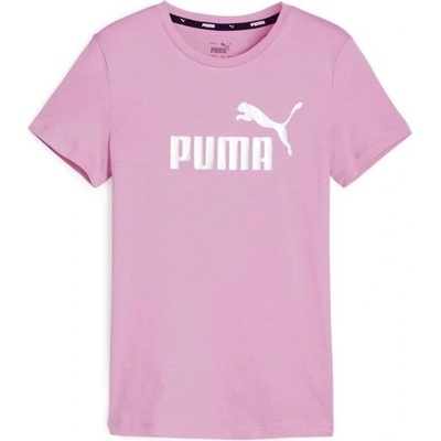 Puma ESSENTIALS LOGO TEE G Dívčí triko růžová – Hledejceny.cz
