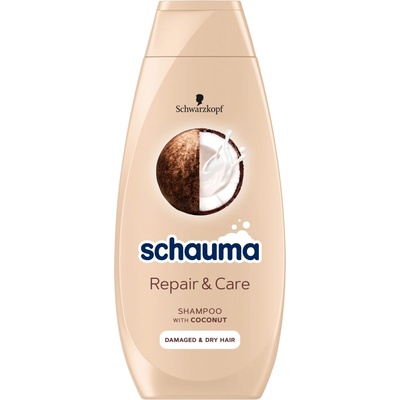 Schwarzkopf Schauma Repair & Care šampón pre suché a poškodené vlasy s kokosom 400 ml