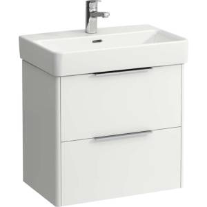 Laufen Base - Шкаф за мивка, 52x57x36 см, 2 чекмеджета, бял мат H4022121102601 (H4022121102601)