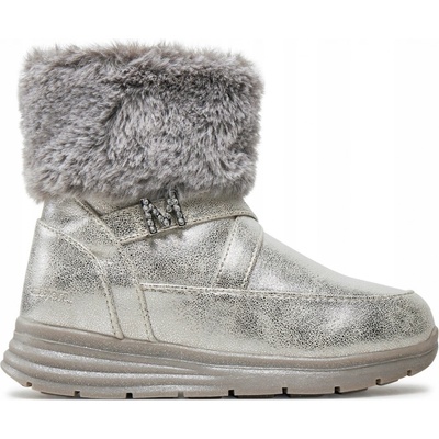 Mayoral kotníkové boty 44486 stříbrné