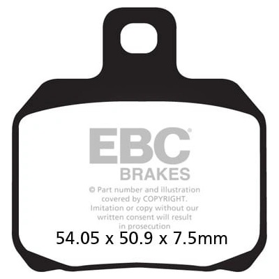 Brzdové destičky EBC SFAC266 SFAC266