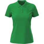 Stedman lux polo st9160 / Дамска поло риза - сиво-зелена 3xl xxxl (st9160keg3xl)