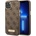 GUESS Кейс Guess GUHMP14MU4GPRW за iPhone 14 Plus 6.7", кафяв / кафяв, твърд, 4G Logo Plate MagSafe (GUE002407-0)