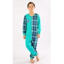 Dětská pyžama Dětský overal Matěj zelené