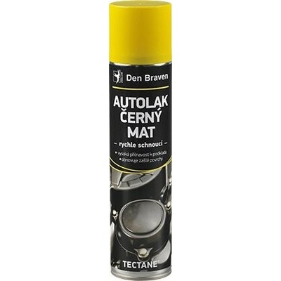 Den Braven Autolak čierny mat 400 ml
