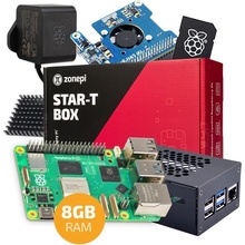 Zonepi Sada s Raspberry Pi 5 (8GB RAM), PoE+ HAT + příslušenství 614266