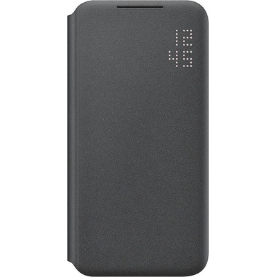 Samsung LED View Cover EF-NS901PB - оригинален калъф през който виждате информация от дисплея за Samsung Galaxy S22 (черен)